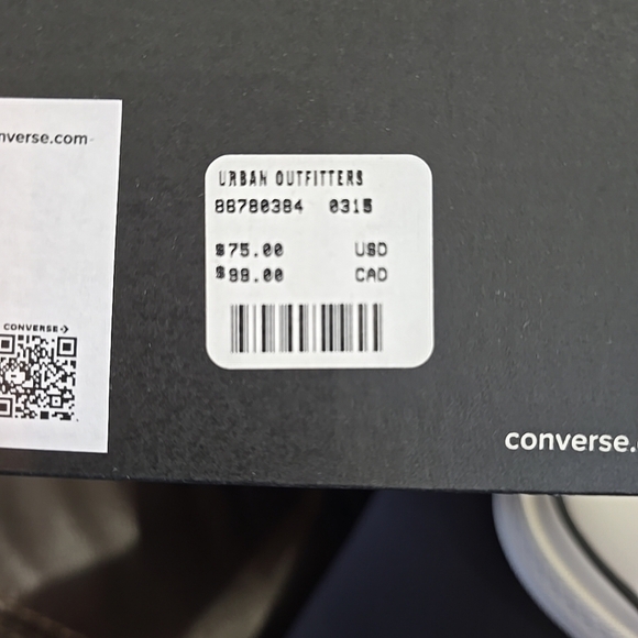 NEW Converse Star Player 76 Premium Canvas White Black Size Mens 7.5 Womens 8.5 - Picture 11 of 12